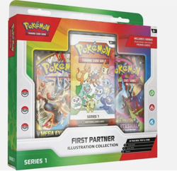 Pokemon TCG First Partner Illustration Collection Series 1 New Sealed Ships 3/20 - Image 1