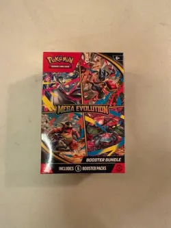 Pokemon TCG - Mega Evolution Booster Bundle (6 Packs) Factory Sealed/New - Image 1