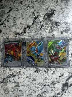 Pokemon First Partner Illustration Collection MEP Bulbasaur Charmander Squirtle - Image 1