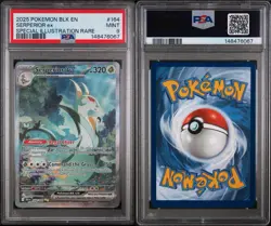 Pokemon TCG Serperior EX Sir 164/086 Black Bolt PSA 9 - Image 3