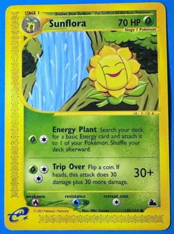 Pokemon Sunflora 105/144 Skyridge Regular - Image 1