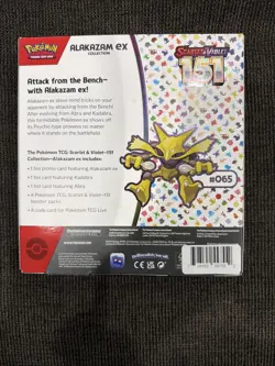 Pokemon TCG 151 Alakazam ex Collection Box Sealed Scarlet And Violet HOT ITEM! - Image 2