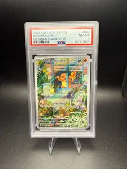 2023 POKEMON SVP EN-SV BLACK STAR PROMO #044 CHARMANDER PSA 9 - Image 1