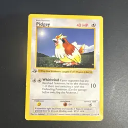 Pokemon TCG Pidgey 1st Edition Shadowless Base Set - Image 1
