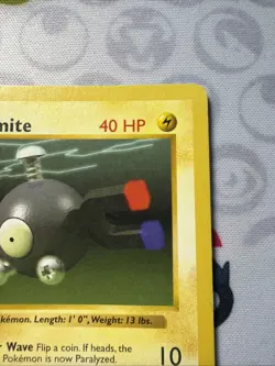 Pokemon Magnemite Base Set Shadowless 53/102 Common 1st Edition MP - Image 3