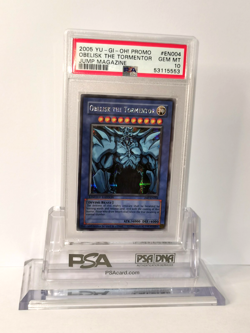 Obelisk the Tormentor jmp-en004 Prismatic-Secret Rare GEM MINT PSA 10 Yu-Gi-Oh - Image 1