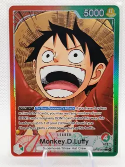 Monkey D Luffy OP13-001 L Leader Alt Art Carrying On His Will OPCG Make an Offer - Image 1