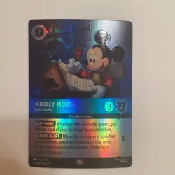 Lorcana ~ Mickey Mouse - Bob Cratchit 219/204 ~ Winterspell ~ Epic Foil NM - Image 1