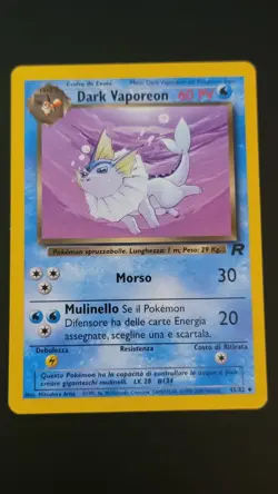 DARK VAPOREON - 45/82 - 60 PV - ITALIAN - TEAM ROCKET - Pokemon Card - Image 1