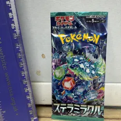 unopened Japanese Pokemon Card Scarlet & Violet Stellar Miracle SV7 Booster Pack - Image 1