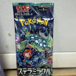 unopened Japanese Pokemon Card Scarlet & Violet Stellar Miracle SV7 Booster Pack - Image 3