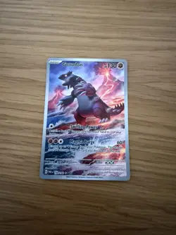 Pokemon TCG Groudon Paradox Rift Holo Card 199/182 Illustration Rare - Image 1