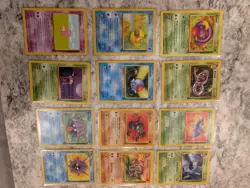 Pokemon TCG 26 Cards from Fossil Set Plus 6 Various Energy Cards - Image 2
