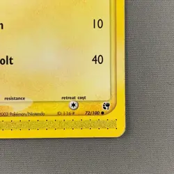 Pikachu 72/100 EX Sandstorm Regular Common Pokemon Card English 2003 LP-MP - Image 4