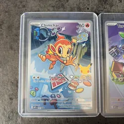 Pokemon TCG First Partner Illustration Collection Cards Piplup Turtwig Chimchar - Image 2