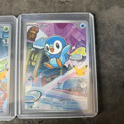 Pokemon TCG First Partner Illustration Collection Cards Piplup Turtwig Chimchar - Image 4