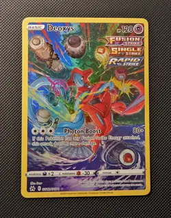Pokemon TCG Deoxys Holo Card GG12/GG70 Crown Zenith Galarian Gallery Ultra Rare - Image 1