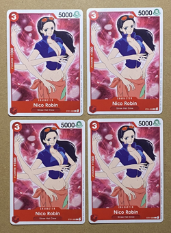 Nico Robin - One Piece Demo Deck Card (OPDD) ST01-008, 4 cards, designated C - Image 1