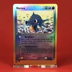 2003 | Pokemon TCG (HORSEA 58/97 LP | REVERSE HOLO) Card EX Dragon CCG - Image 1