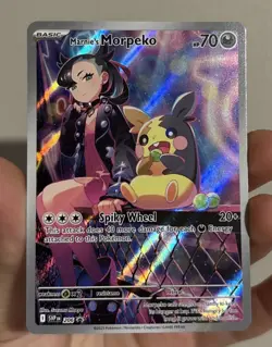 Marnie’s Morpeko 206 Sv: Scarlet & Violet Promo Cards Holo NM JL - Image 1