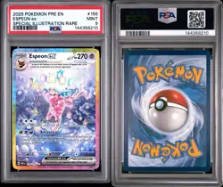 Pokemon TCG Espeon EX Prismatic Evolutions Holo Card 155/131 PSA 9 - Image 3