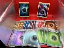 40 Pokemon Holo Energy Card Lot Including 151 Cosmos Energies + Sun &Moon ++ - Image 1