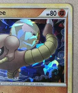 HP Hitmonlee HGSS25 Black Star Promo Cracked Ice Holo Pokemon Card - Image 4
