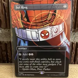 Sol Ring 1993 MTG Secret Lair Spider-Man, Heroic Deeds Regular Non-Foil - Image 2