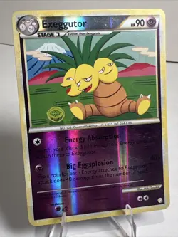 MP Exeggutor 18/123 Reverse Holo HeartGold SoulSilver AUTHENTIC Pokemon Card - Image 1