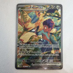 Pokemon TCG Hop's Zacian ex 186/159 Journey Together Special Illustration NM - Image 3