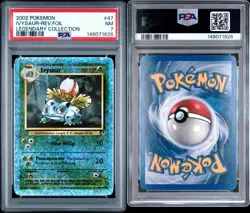 2002 Pokemon Legendary Collection - Ivysaur 47/110 - Reverse Holo - PSA 7 - Image 3