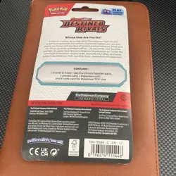 Pokemon Cards TCG Destined Rivals Checklane Booster Pack Zyrude Blister Sealed - Image 2