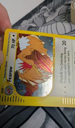 Pokemon TCG Fearow 11/165 Expedition Holo LP - Image 2