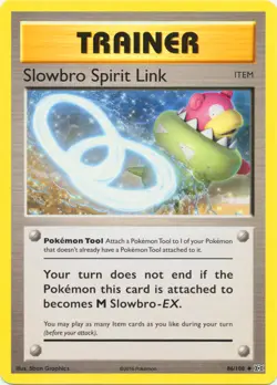x4 Slowbro Spirit Link - 86/108 - Uncommon Pokemon XY Evolutions M/NM English - Image 1