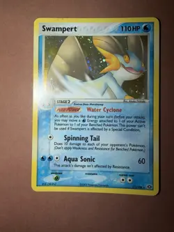 Swampert 11/106 Emerald Holo Ultra Rare Pokemon TCG Nintendo HP - Image 1