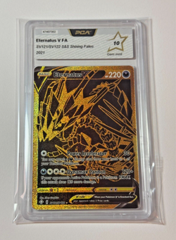 2021 Pokemon Shining Fates Eternatus V Full Gold #SV121/SV122 PCA 10 Gem Mint - Image 1