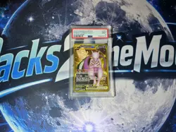 Pokemon Destined Rivals Gold Team Rockets Mewtwo EX Hyper Rare 240/182 PSA 9 - Image 1