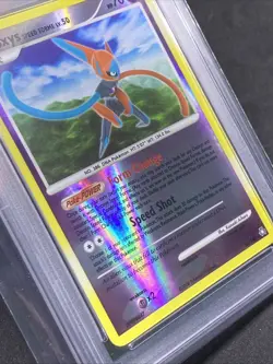 2008 POKEMON DIAMOND & PEARL LEGENDS AWAKENED 26 DEOXYS-REVERSE FOIL PSA 9 MINT - Image 4