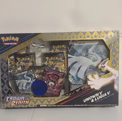 Pokemon Crown Zenith Unown V Lugia V Special Collection Box English 2023 - Image 1
