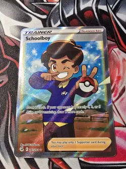 Schoolboy 261/264 Holo Rare Ultra Fusion Strike 2021 Pokemon - VLP - Image 1