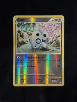 POKEMON TCG 2010 ARON 56/102 TRIUMPHANT 🌸 REVERSE HOLO 🌸 EN LP/NM - Image 1