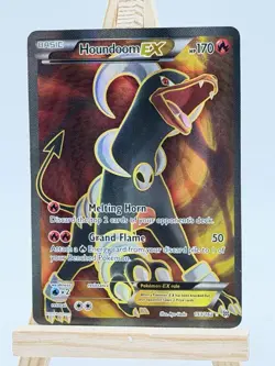 FULL ART Houndoom EX ULTRA RARE 153/162 BREAKThrough Pokemon TCG - NM - Image 1