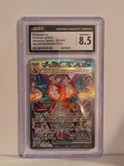 Charizard ex 223/197 Obsidian Flames English CGC Graded 8.5 Pokemon TCG - Image 1