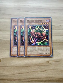 Yu-Gi-Oh! - Mystic Tomato 3X - Complete Playset Of Common Cards - Image 1