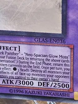 Elemental Hero Chaos Neos (Ghost Rare) GLAS-EN036 1st Edition Yu-Gi-Oh - Image 3