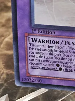 Elemental Hero Chaos Neos (Ghost Rare) GLAS-EN036 1st Edition Yu-Gi-Oh - Image 4