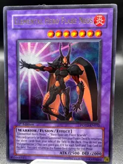 Yu-gi-oh! 2006 Elemental Hero Flare Neos #POTD-EN032 1st Edition Ultra Rare LP - Image 1