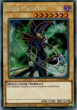 Yugioh Dark Magician CT14-EN001 Limited Edition Secret Rare NM - Image 1