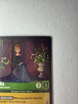 Disney's Lorcana TCG Anna Diplomatic Queen 85/204 Shimmering Skies Regular Card - Image 2