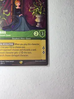 Disney's Lorcana TCG Anna Diplomatic Queen 85/204 Shimmering Skies Regular Card - Image 4